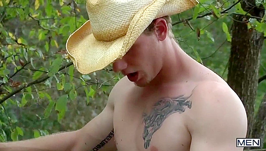 Rough Cowboy Ride: Stetson Men Get Dirty Under Open Sky – 18+