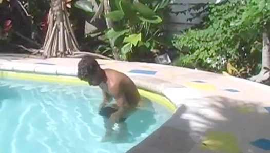 Aaron Armstrong Works His Juicy Mixie Cock Under Hot Sun — BoyzPartyHeat 18+