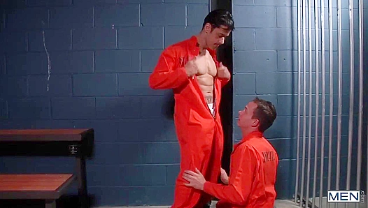 Garrett Rafas Hot Encounter: Inmates Give In to Forbidden Desire – 18+
