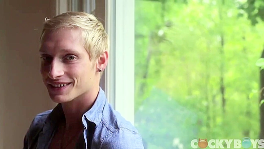 Max Carter JERKS OFF Indoors During a Storm – Steamy Solo Session – CockyBoys