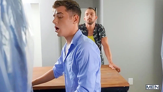 Joey Mills Felix Fox Ignite Passion in the Hot Laundry Room – Dirty Deeds