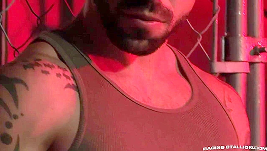 Tattooed Titans Meet for Hot, Raw Passion – Nick Damiens Fiery Encounter RagingStallion