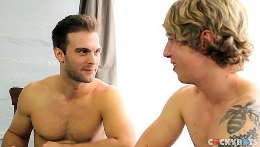 Gabriel Clark Claims Lukas Grandes Tight Ass – Steamy Surf Gods Collide – CockyBoys