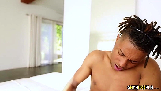 Kendrix Carter Groans as He Juggles Massive Black Cock — Pure Muscle Pleasure – GayHoopla