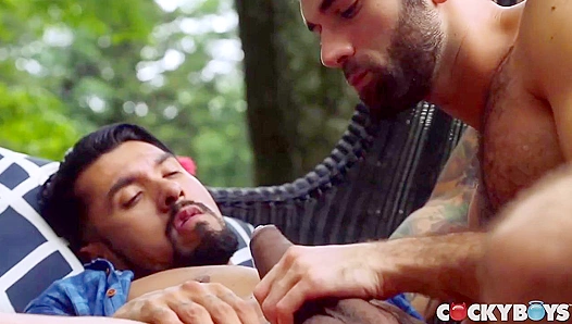 Sun-Drenched Desire: Tegan Zyne Ignite Hot Poolside Passion – CockyBoys
