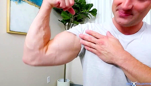 Damien White Loses Control, Riding Hard Fast on His Own Cock – 18+ GayPorn