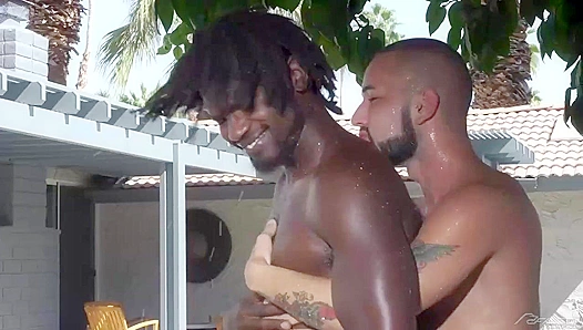Devin Trez Dominates Outside in Hot Interracial Action – Gus Del Rey Bared