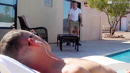 Timothy Drake Trent Summers Heat Up the Hot Tub — Steamy Gay Fun at Man Royale – 18+