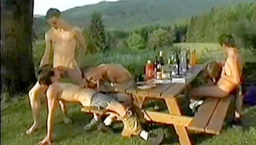 Aaron Dawson Goes Wild in Steamy Three-Way at a Hot Boys Party – XXX Action