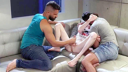 Hot Lab Encounter: Adam, Ramzi Jake Fuel Desire – Explicit Gay Scene