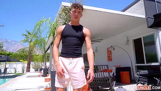 Joel Dominates Jack in Steamy Poolside Anal — FamilyDickStyle