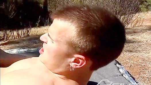 Landon Cruise Burns With Bosch Blue Fire — Raw Gay Desire Explodes