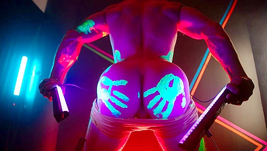 Olivier Theos Neon Heat: Hardcore Anal Ride – Raw Gay Sex Action