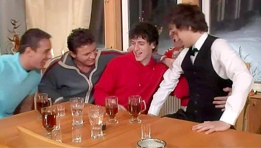 Triple Power Fuck: Bill Brown Gets Ripped by Three Huge Cocks – No Condom Mayhem