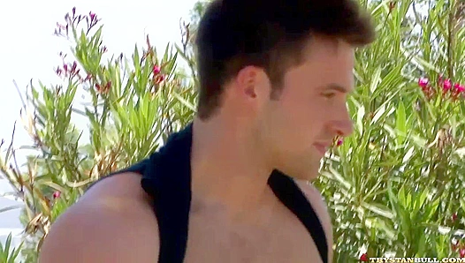 Trystan Bully Gets Intense: Hot Solo Session On Set – GayPornStarHeat 18+