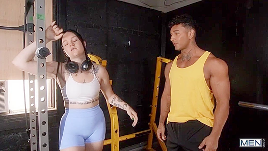 Kenzo Alvarez Tempts Mr. Deep Voice After Busty Curves Catch His Eye – 18+ GayPorn