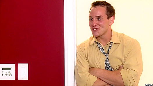 Red Curtains, Unfiltered Lust: Dylans Steaming Office Encounter – GayOfficeHeat