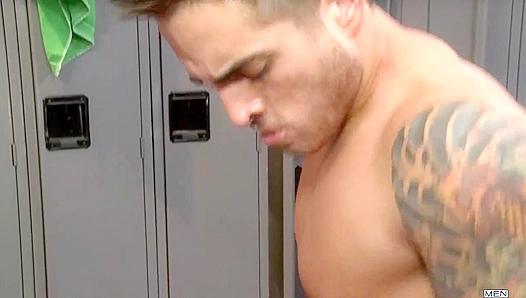 John Magnum Takes Control: Busty Spanking for Naughty Rookie Bryce Star – Hot Gay Action
