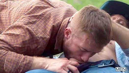 Rough Raw: Cowboy Duo Takes Wild Bareback Ride in Nature – 18+
