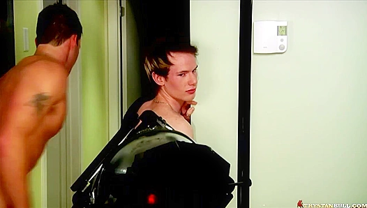 Trystan Bull Claims Jamie Swallow in Raw Backstage Domination – Hardcore Gay Sex 18+