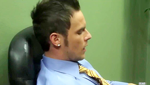 Tyr Alexander Claims Jimmy Fanz Hard in Hot Office Sex – TheGayOffice