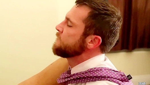 Trevor Knight Fucks Angelo Antonio Deep in Rough Office Anal – GayPornXXX