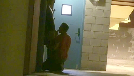 Public Pleasure: Messy Blowjob, Burning Desire – GayXXX 18+