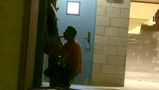Public Pleasure: Messy Blowjob, Burning Desire – GayXXX 18+