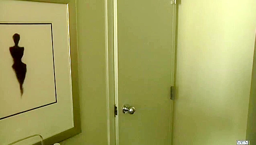Steamy Bathroom Hookup Leaves Him Blown Away With a Creampied Face