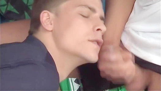 Sweat-Slicked Encounter: Alex Jays Steamy Lockeroom Rumble – GayXXX