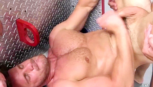 Rocco Reed Colby Jansens Steamy Firefighter Fantasy – Blowjobs and Bareback Bliss –