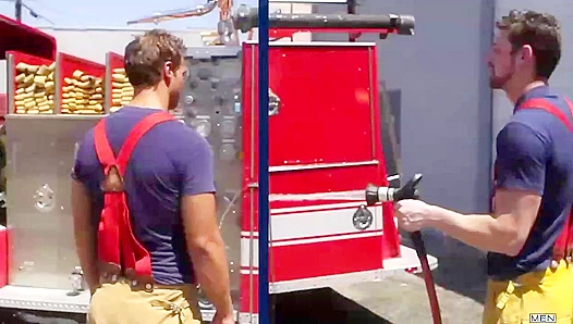 Rocco Reed Colby Jansens Steamy Firefighter Fantasy – Blowjobs and Bareback Bliss –