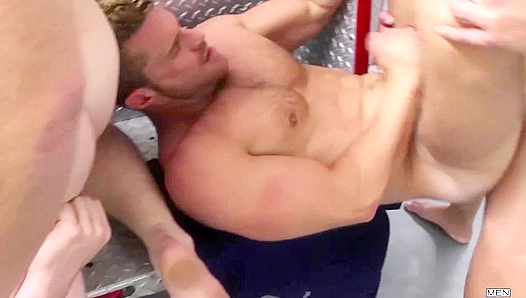 Rocco Reed Colby Jansens Steamy Firefighter Fantasy – Blowjobs and Bareback Bliss –