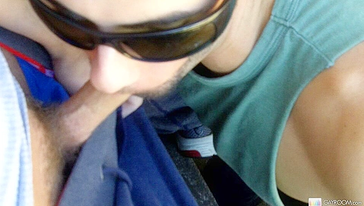 Tyler Andrews Sucks Cock Like Crazy in Risky Public Spots – Wild Gay XXX Fun