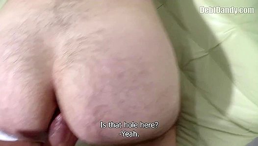 POV: Hairy Guy Gets Pounded by a Sharp-Dressed Debt Collector – GayAmateur POV
