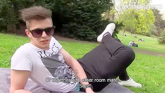 Cute Amateur Gets Drenched in Cum — Hot Gay POV Blowjob Scene – XXX
