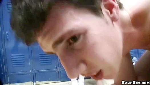 Starving for Cum? These Jocks Dive Face-First into Thick Loads – Locker Room Orgy –