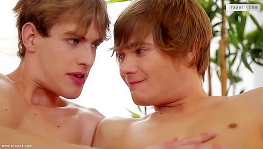 Oil-Slathered Ass Workout — BJorn Noah Takes It Deep Messy – GayXXX