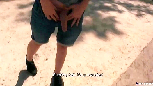 Hot Summer Fuck: Tight Twink Rides Huge Dick Outdoors – XXX Gay M4M