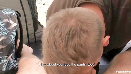 Hard Tent Sex: Horny Hiker Gets Fucked Beneath the Starlit Sky – XXX Gay Action