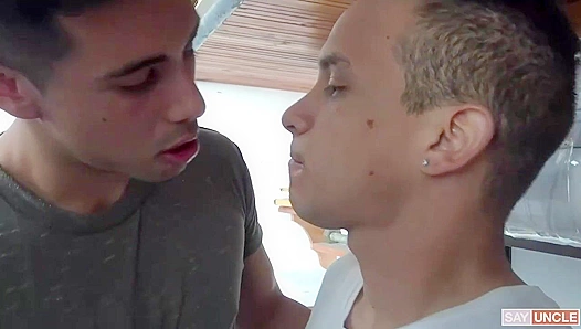 Deep-Throat Passion Meets Steamy Anal Action – Hard Latino Love SpicyGayAction