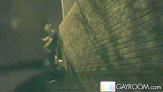 Thirsty Dylan Hauser Devours Hard Cock in a Steamy Back-Alley Ride – GayXXX