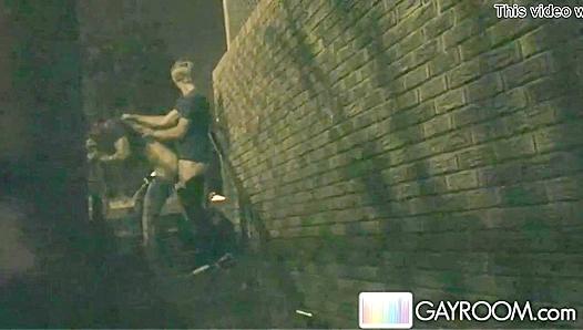 Thirsty Dylan Hauser Devours Hard Cock in a Steamy Back-Alley Ride – GayXXX