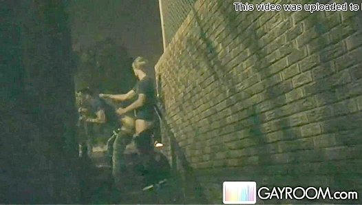 Thirsty Dylan Hauser Devours Hard Cock in a Steamy Back-Alley Ride – GayXXX