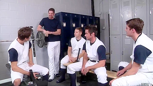 Johnny Rapid Takes Control — Steamy BJ Action Load on the Baseball Diamond – GayXXX