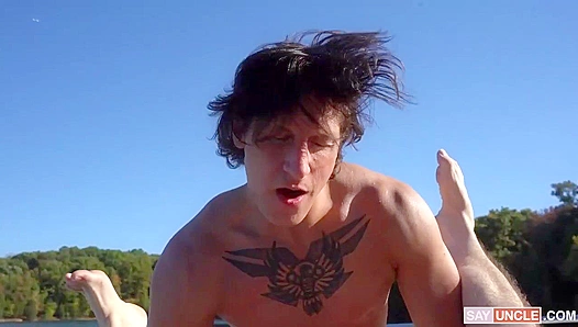 Hot Steamy Encounter: Caleb Morphy Dalton Riley Go Wild On Boat – 18+