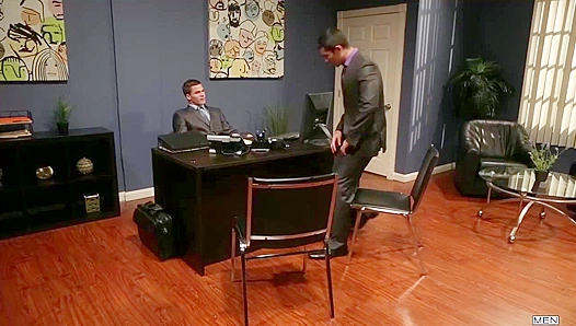 Jimmy Lance Goes Wild for Steamy Deskside Gay Sex Action – TheGayOffice