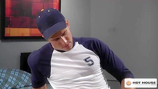 Brandon Lewis Takes On a Steamy Solo Baseball Blowjob Session – GayPornHub 18+
