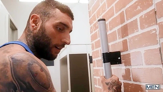 Deep-Throating Through the Glory Hole — Edward Terrents Hottest BJ Yet – 18+