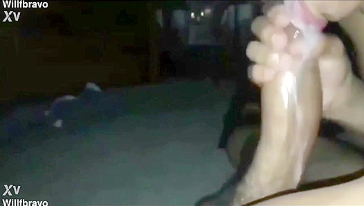 Deep Throat Challenge: 24cm Cock Devoured in Kitchen Heat – Loads Dropped Outside